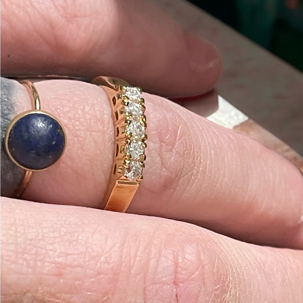 Swarovski 4 stone ring size 8.75